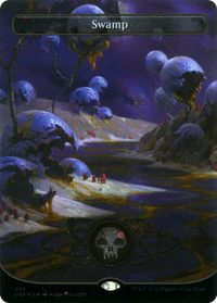 Swamp (488) (Planetary Space-ic Land) (Galaxy Foil) [Unfinity]