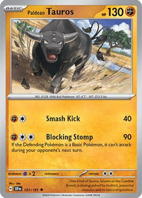 Paldean Tauros (101/191)  - SV08 Surging Sparks