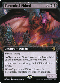 Tyrannical Pitlord (Extended Art) [Dominaria United]