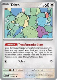 Ditto (Non-Holo) (132/165) - SV Scarlet & Violet 151