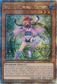 Secret Six Samurai - Hatsume (Quarter Century Secret Rare) [RA03-EN016] Quarter Century Secret Rare