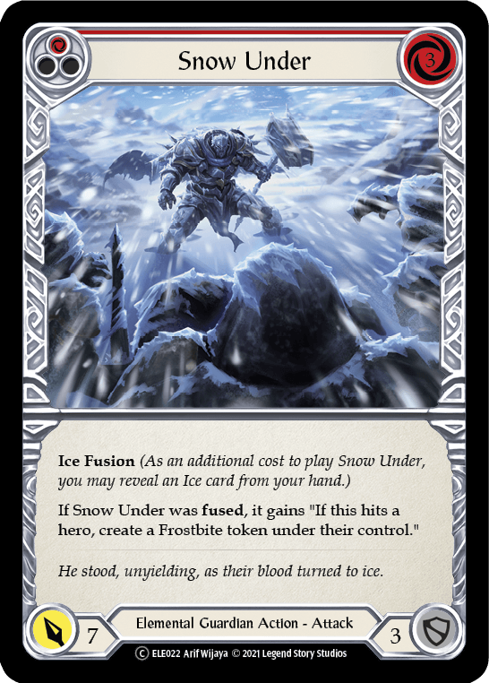 Snow Under (Red) [U-ELE022] (Tales of Aria Unlimited) Unlimited Normal - POKÉ JEUX