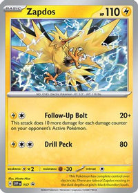 Zapdos (157) - SV Scarlet & Violet Promo Cards Holofoil