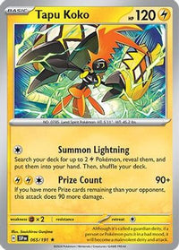 Tapu Koko (65/191) - Deck Exclusives