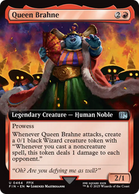 Queen Brahne (Extended Art) (FIN-464) - FINAL FANTASY Foil