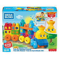 FISHER PRICE - MEGA BLOKS - FIRST BUILDERS - ABC MUSICAL TRAIN (Special Order)