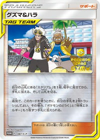 Guzma & Hala  S-P 087/S-P - SP Sword & Shield Promos Holofoil (Japanese)