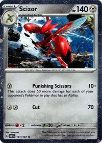 Scizor (Cosmos Holo) (141/197)  - Miscellaneous Cards & Products Holofoil