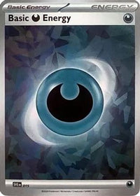 Basic Darkness Energy (Cracked Ice Holo) (15) - SVE Scarlet & Violet Energies Holofoil