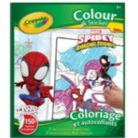 CRAYOLA - COLOURING & STICKER BOOK - SPIDEY & FRIENDS (Special Order)