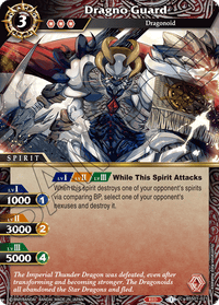 Dragno Guard (feuille d'argent) (BSS01-021) [L'aube de l'histoire] 