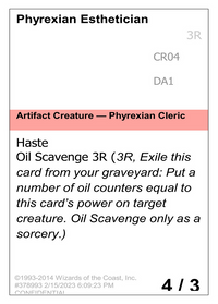 Phyrexian Esthetician [Unknown Event]