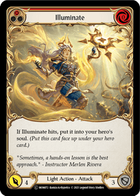 Illuminate (Red) [U-MON072-RF] (Monarch Unlimited) Unlimited Rainbow Foil - POKÉ JEUX