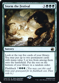 Storm the Festival [Innistrad: Midnight Hunt Prerelease Promos]
