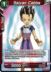 Saiyan Cabba (Reprint) (BT1-014) [Battle Evolution Booster] - POKÉ JEUX