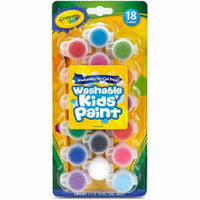 CRAYOLA - 18pc WASHABLE KIDS PAINT (Special Order)