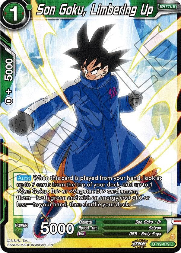 Son Goku, Limbering Up (BT19-079) [Fighter's Ambition] - POKÉ JEUX