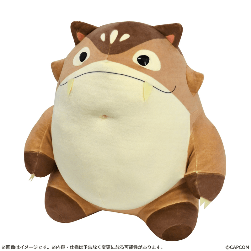 Monster Hunter Wilds Mochi-Cuddly Plush : Wudwud Barrel "B" (Pre-Order)