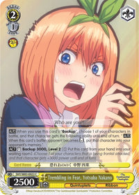 Tremblant de peur, Yotsuba Nakano (5HY/W83-E022 C) [Les quintuplés quintessentiels] 
