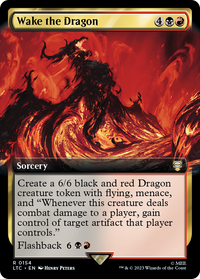 Wake the Dragon (LTC-154) - Tales of Middle-earth Commander: (Extended Art) Foil