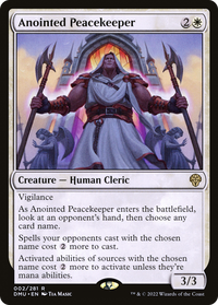 Anointed Peacekeeper [Dominaria United]