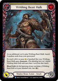Writhing Beast Hulk (Yellow) [MON130] (Monarch) 1st Edition Normal - POKÉ JEUX