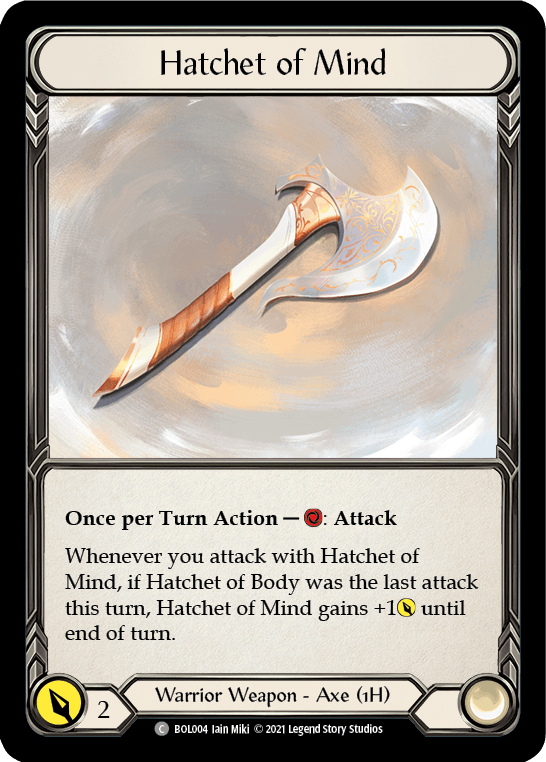 Hatchet of Mind [BOL004] (Monarch Boltyn Blitz Deck) - POKÉ JEUX