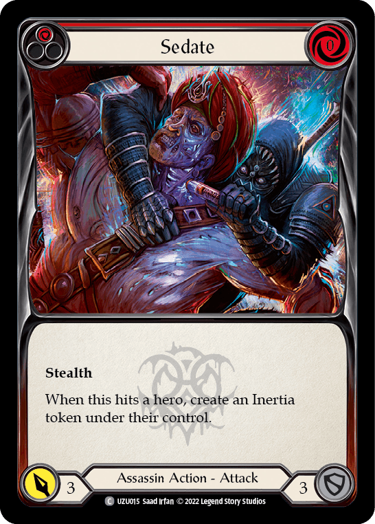 Sedate (Red) [UZU015] (Outsiders Uzuri Blitz Deck) - POKÉ JEUX