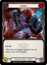 Sedate (Red) [UZU015] (Outsiders Uzuri Blitz Deck) - POKÉ JEUX