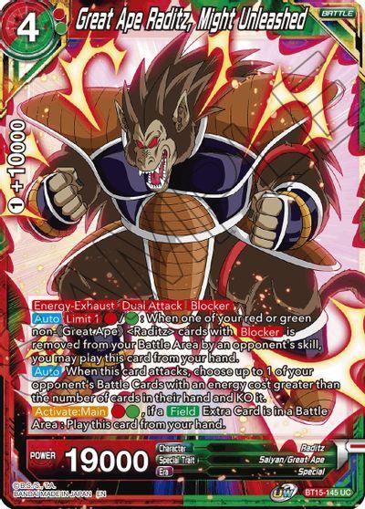 Great Ape Raditz, Might Unleashed (BT15-145) [Saiyan Showdown] - POKÉ JEUX
