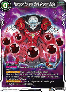 Yearning for the Dark Dragon Balls (Common) (BT13-149) [Supreme Rivalry] - POKÉ JEUX