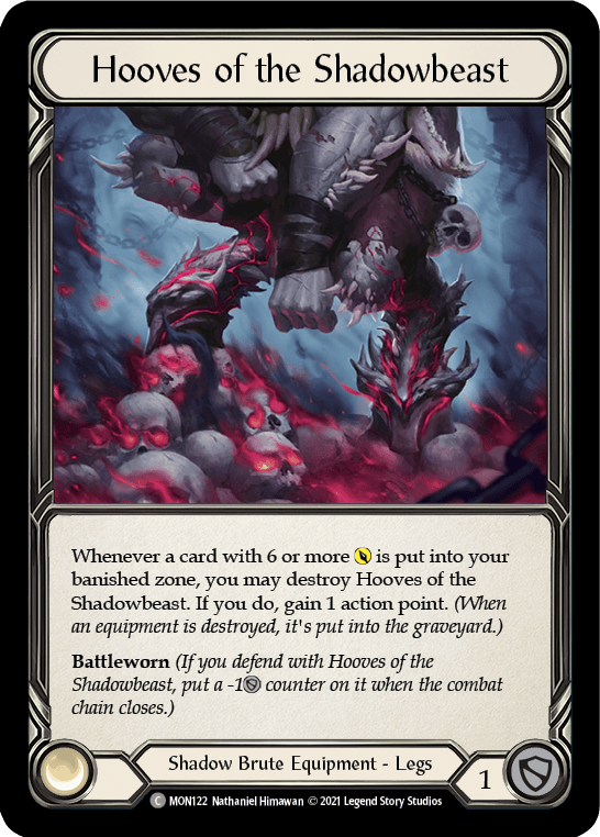 Hooves of the Shadowbeast [MON122] (Monarch) 1st Edition Normal - POKÉ JEUX