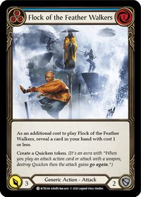 Flock of the Feather Walkers (Blue) [U-WTR184] (Welcome to Rathe Unlimited) Unlimited Rainbow Foil - POKÉ JEUX