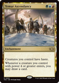 Temur Ascendancy (TDC-305) - Commander: Tarkir: Dragonstorm