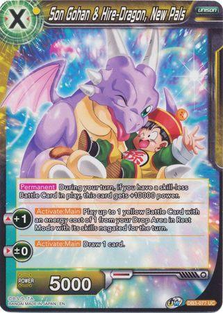 Son Gohan & Hire-Dragon, New Pals (DB3-077) [Giant Force] - POKÉ JEUX