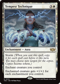 Tempest Technique (TDC-016) - Commander: Tarkir: Dragonstorm