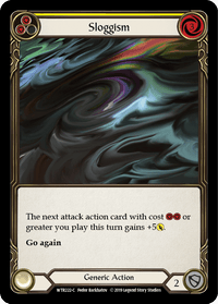 Sloggism (Yellow) [WTR222-C] (Welcome to Rathe) Alpha Print Rainbow Foil - POKÉ JEUX
