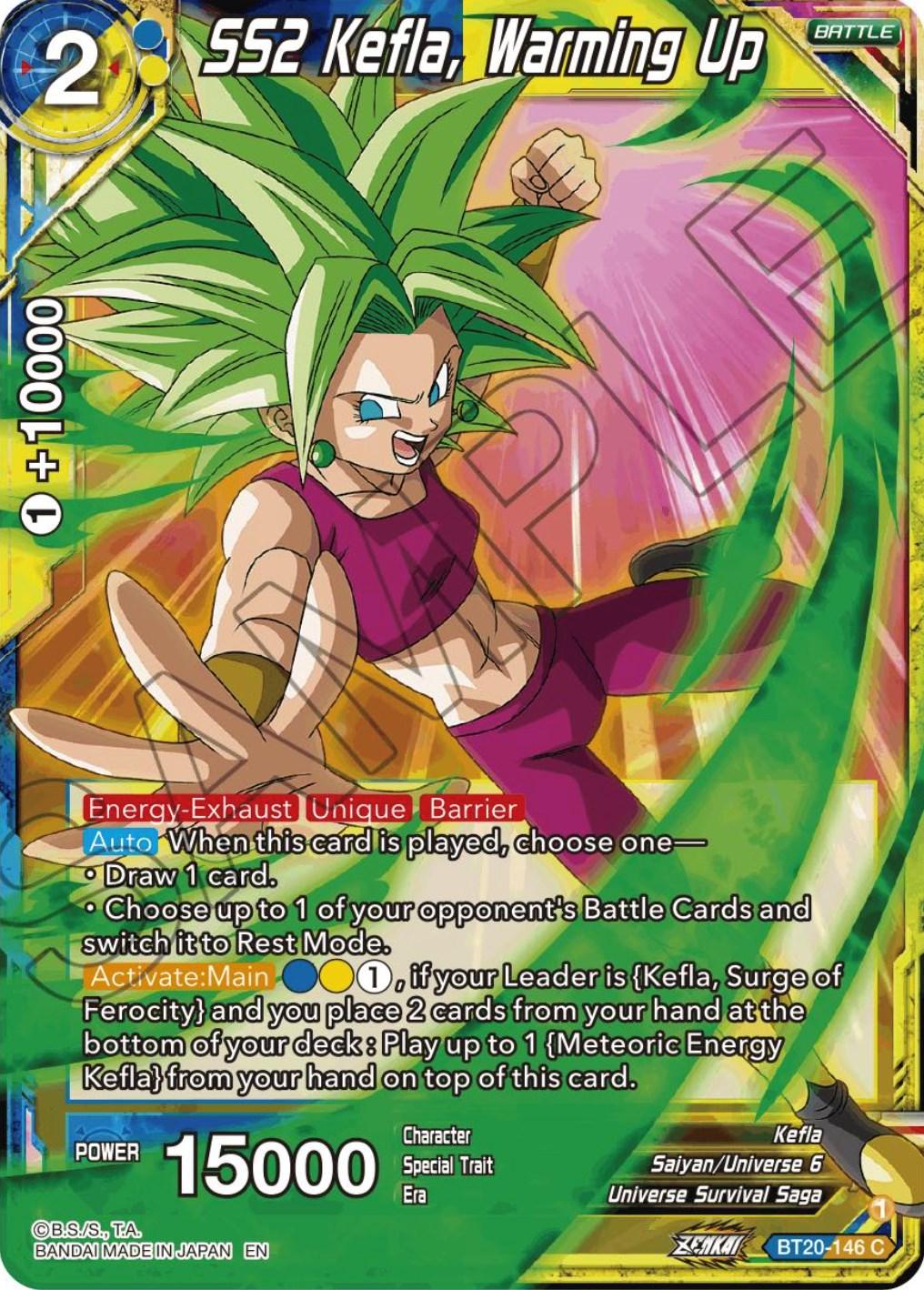 SS2 Kefla, Warming Up (BT20-146) [Power Absorbed] - POKÉ JEUX
