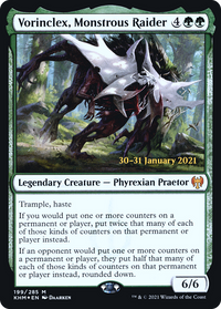 Vorinclex, Monstrous Raider [Kaldheim Prerelease Promos]