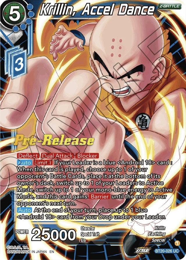 Krillin, Accel Dance (BT20-026) [Power Absorbed Prerelease Promos] - POKÉ JEUX