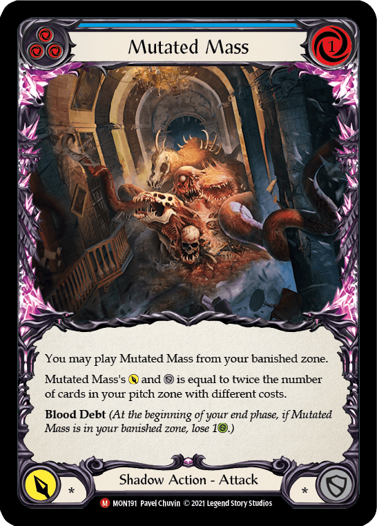 Mutated Mass [MON191-RF] (Monarch) 1st Edition Rainbow Foil - POKÉ JEUX