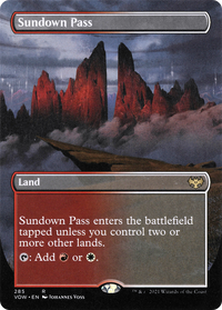 Sundown Pass (Borderless Alternate Art) [Innistrad: Crimson Vow]