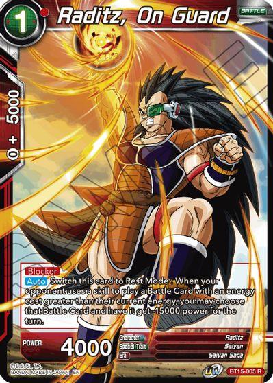 Raditz, On Guard (BT15-005) [Saiyan Showdown] - POKÉ JEUX
