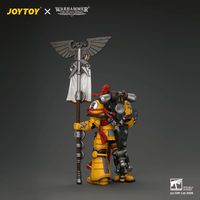 Imperial Fists Herald Consul with Standard and Bolt Pistol (Pre-Order)