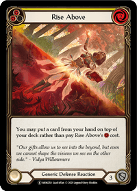 Rise Above (Yellow) [U-MON258-RF] (Monarch Unlimited) Unlimited Rainbow Foil - POKÉ JEUX