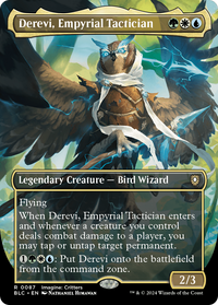 Derevi, Empyrial Tactician (Borderless) [Bloomburrow Commander]