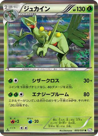 Sceptile 005/051 - BW8 Spiral Force 1st Edition Holofoil (Japanese)