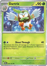 Dartrix (Cosmos Holo) (14/197)  - Miscellaneous Cards & Products Holofoil