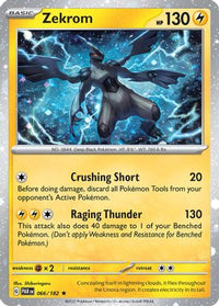 Zekrom (Cosmos Holo) (66/182)  - Miscellaneous Cards & Products Holofoil