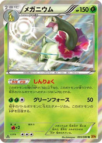 Meganium 003/080 - XY9 Rage of the Broken Heavens Unlimited Holofoil (Japanese)